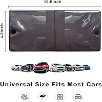 Vista 2 de 2 soportes para seguro de registro de automóvil, cartera para tarjetas y documentos con cierre de cinta mágica, para autos, camiones, SUV