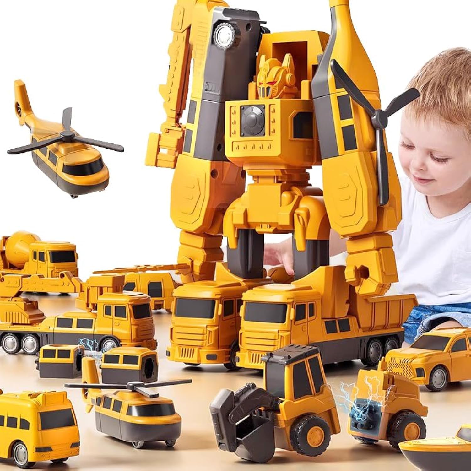 Amazon.co.jp: Gzsbaby 変身ロボットおもちゃセット 男の子用 6