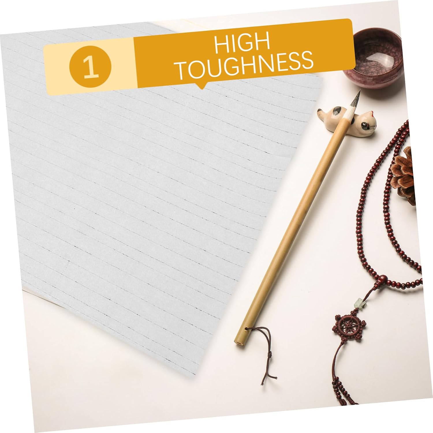 IWOWHERO 1roll Multi-Function Rice Paper for Calligraphy Painting and Drawing High Absorbency Versatile Writing Supply for Artists and Daily Use