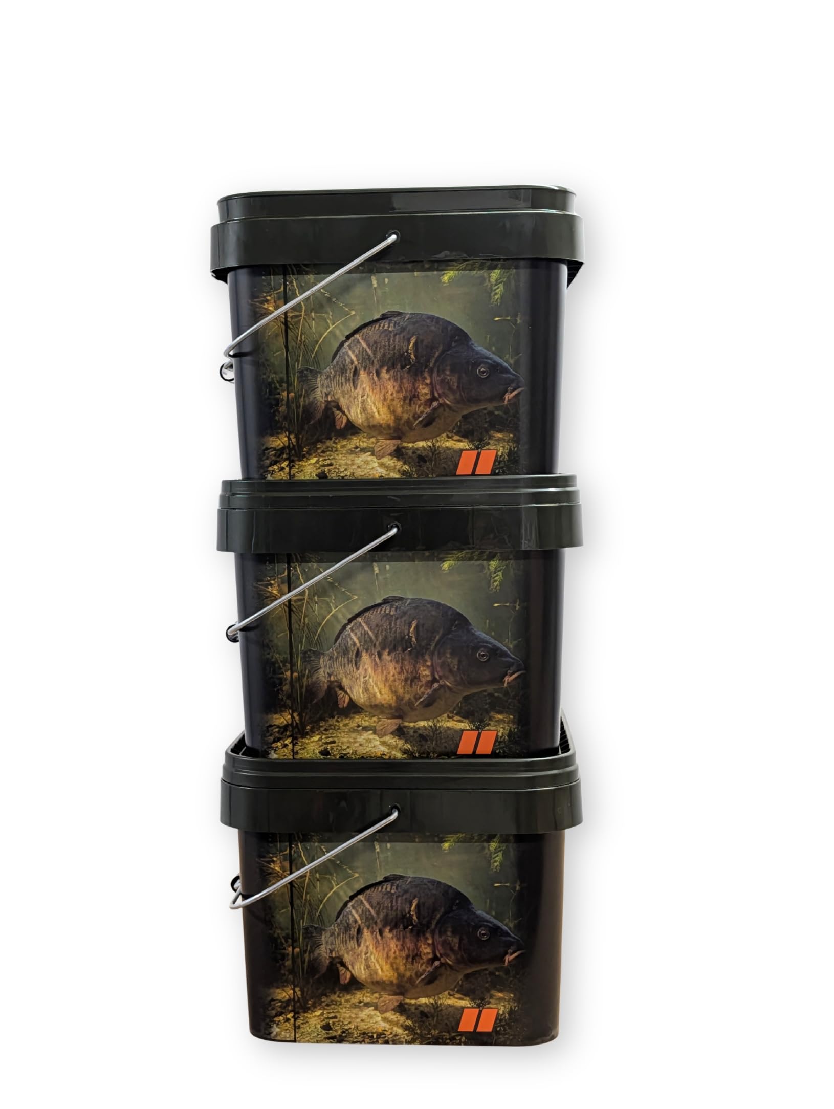 Tandem Baits Seaux de Pêche Carpe avec Couvercle 10l