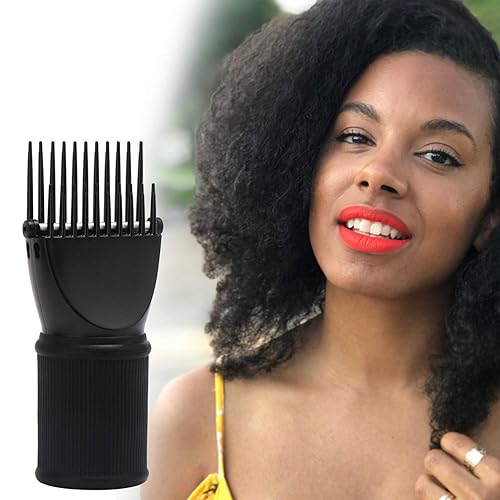 Miniatura 2 de Segbeauty Accesorio de peine para secadora de pelo, accesorios de cepillo negro para secadora de pelo, boquilla concentradora de 1.69-1.76 pulgadas