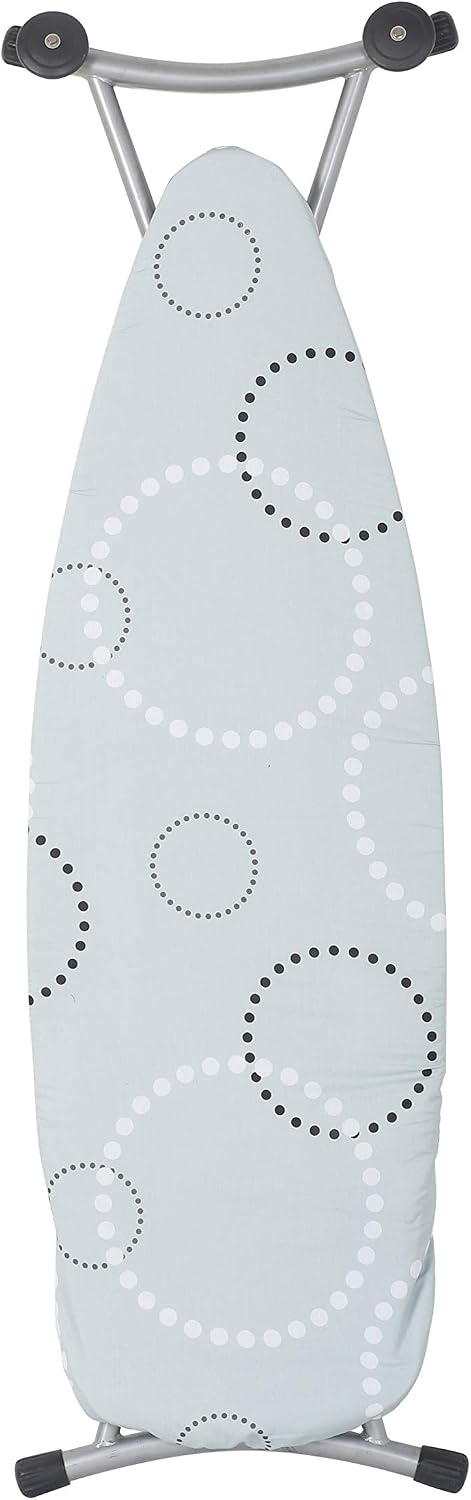 Sherwood Adjustable Size Ironing Board Cover - Fits Standard Size 15" x 54" and Large Boards up to 18" x 54" - Resists Scorching and Staining, Elastic Edge, Thick Padding (Halo)