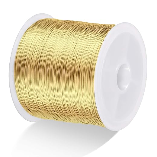 How to Choose the Right Wire for Your Jewelry Projects MIKIMIQI Jewelry Wire - 328Ft, 26 Gauge, Tarnish Resistant, Copper, 0.4mm X 100m (Gold)