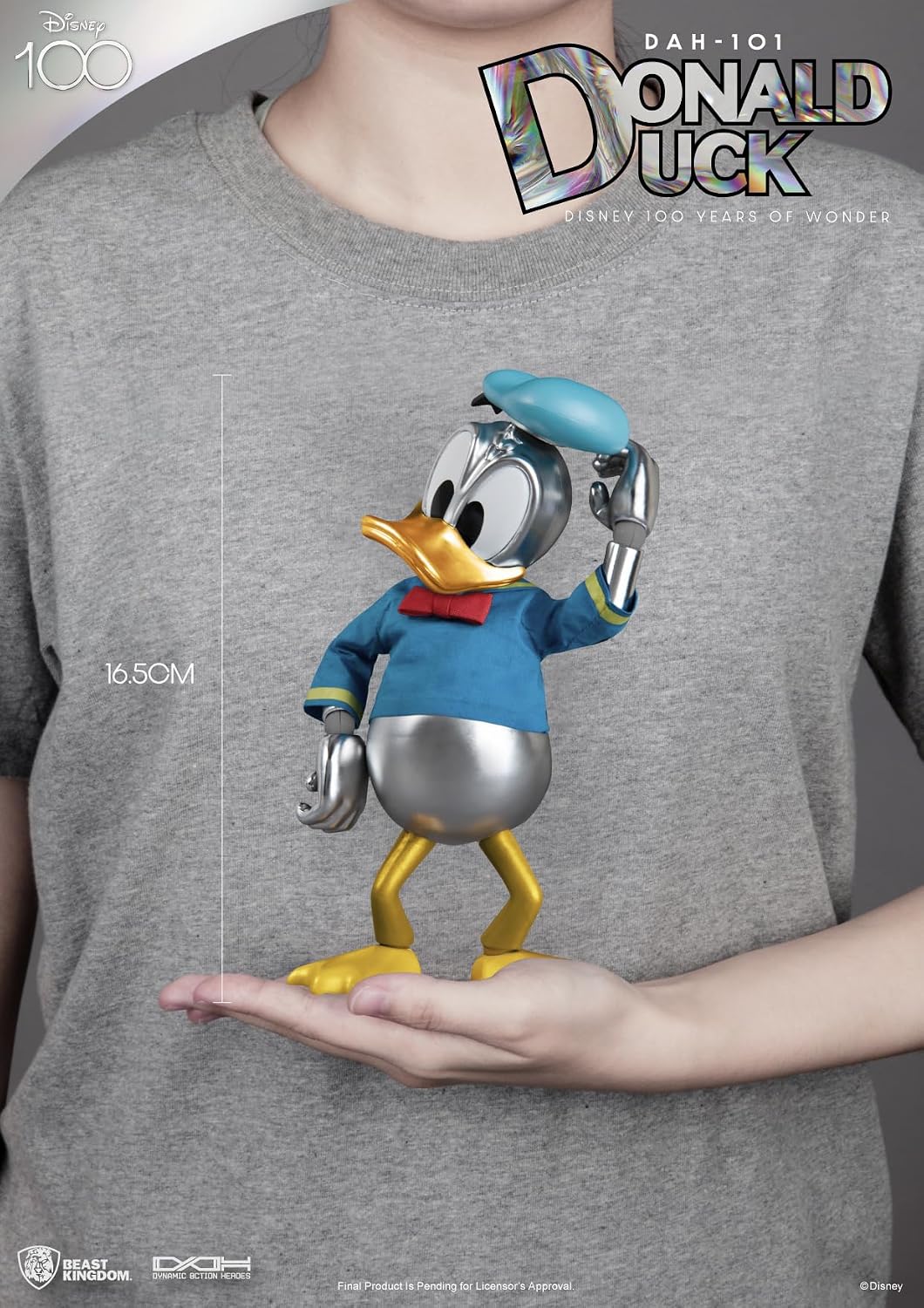 Disney 100 Years of Wonder: Donald Duck DAH-101 Dynamic 8-ction Heroes Action Figure