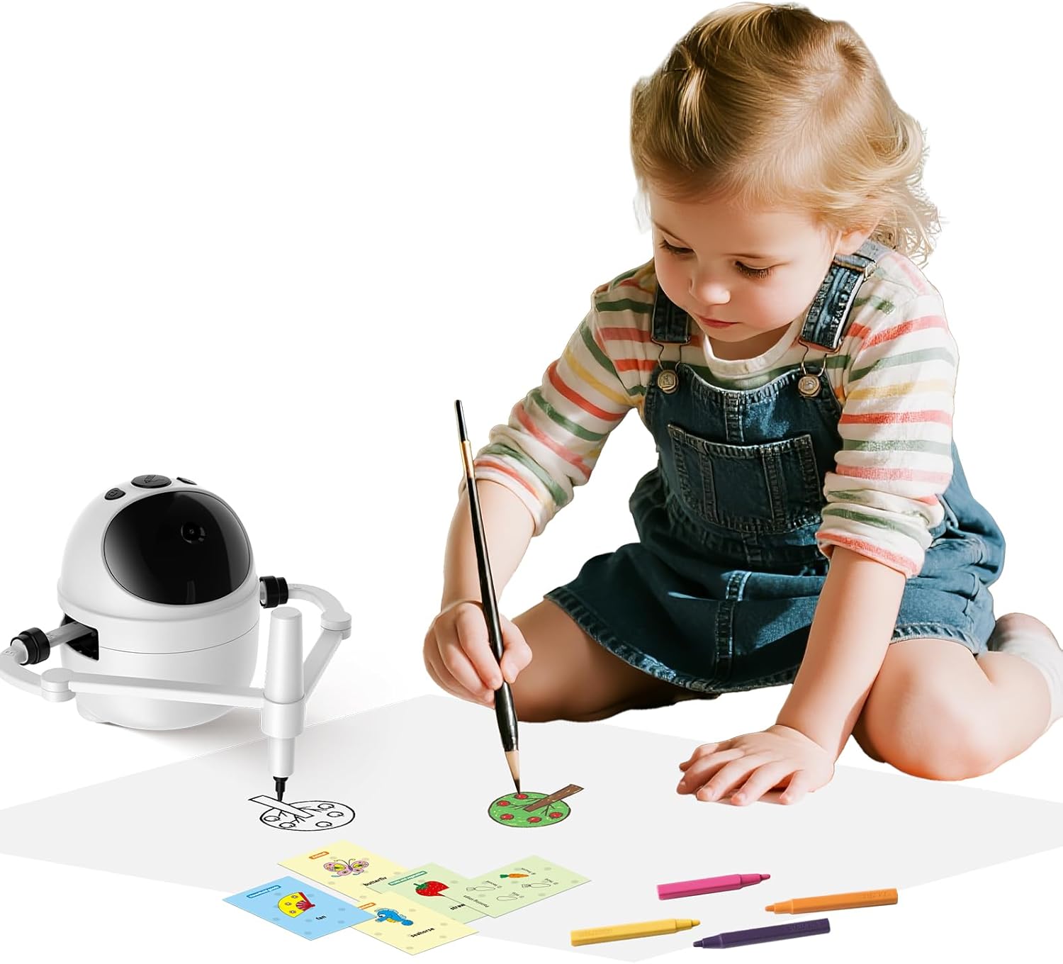 Drawing Robot for Kids Educational Toys, Robot Toys Creative Drawing Learning Kit with 150 Word Cards, Gift for Girls and Boys 4 5 6 7 8 Years Old - Image 7