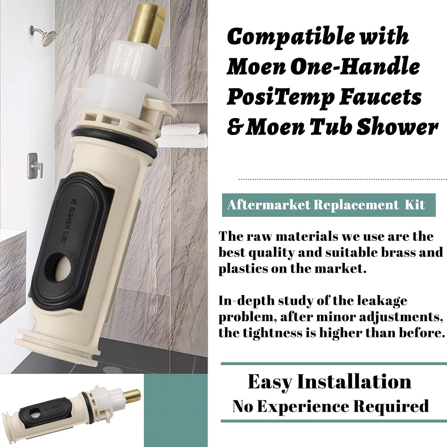 Buy 1222 Replacement Cartridge Compatible with moen 1222 Shower Valve