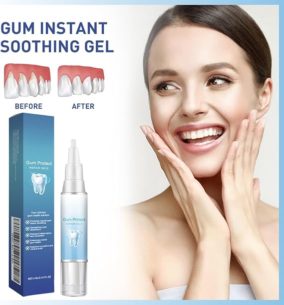 2026 Mullend Teeth Repair Gel,6 Pcs Mullein Gum Repair Gel,Gum Shield Therapy GelTeeth Whitening Essence Pen,Natural Toothpaste Treatment Protect Gums & Oral Care,Deeply Cleaning Revitalizes (6PCS)