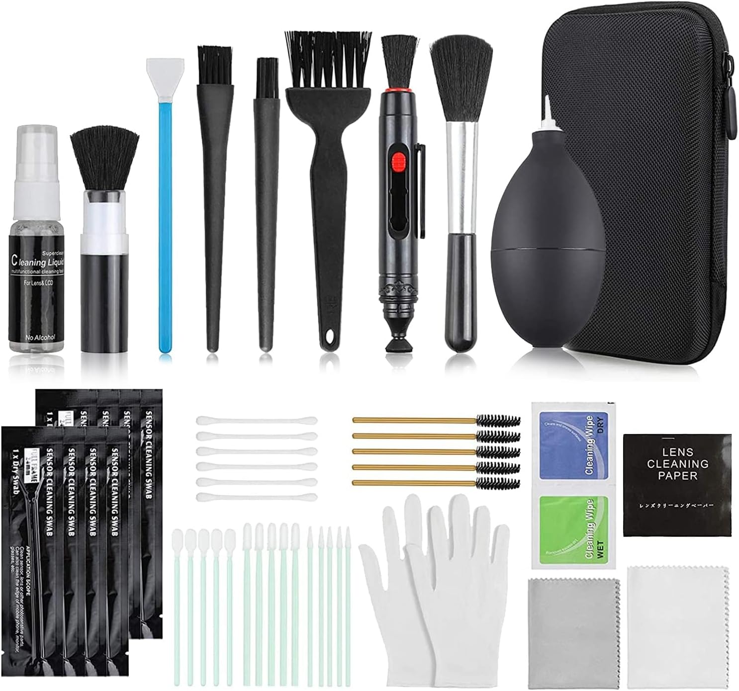 18in1 Professional Camera Cleaning Kit, DSLR Camera Cleaning