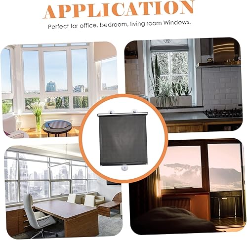 Vista 4 de ARTIBETTER Persianas para ventana de dormitorio Negro