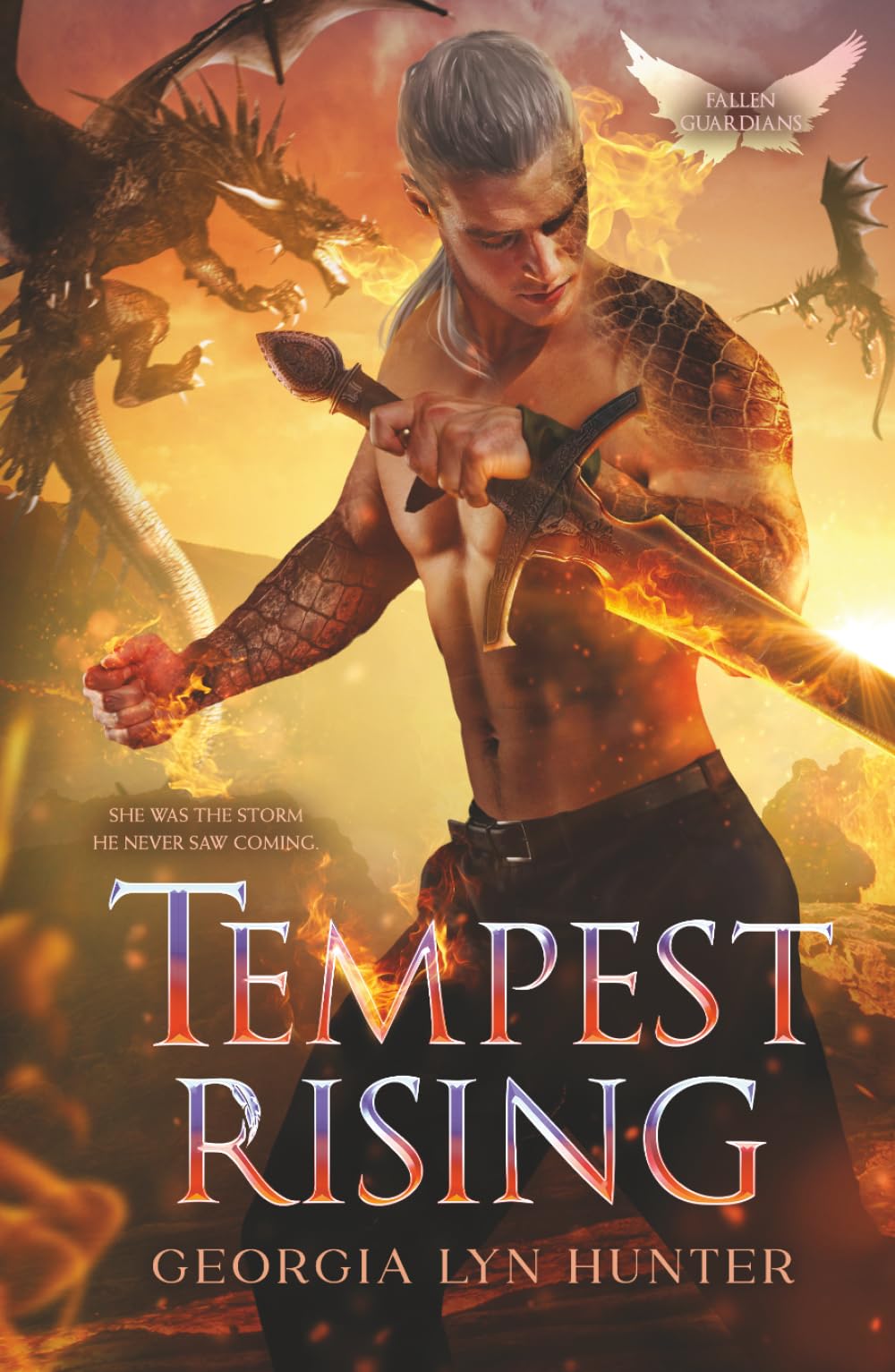 Tempest Rising: A Fated mate, Dragon Shifter Romance (Fallen Guardians)