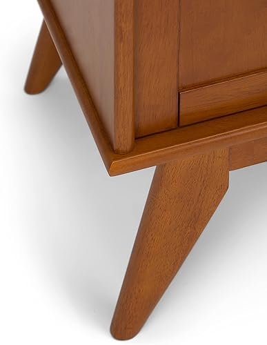 Miniatura 10 de SIMPLIHOME Draper - Soporte universal para TV de madera sólida 60 pulgadas de ancho industrial centro de entretenimiento para sala de estar estantes