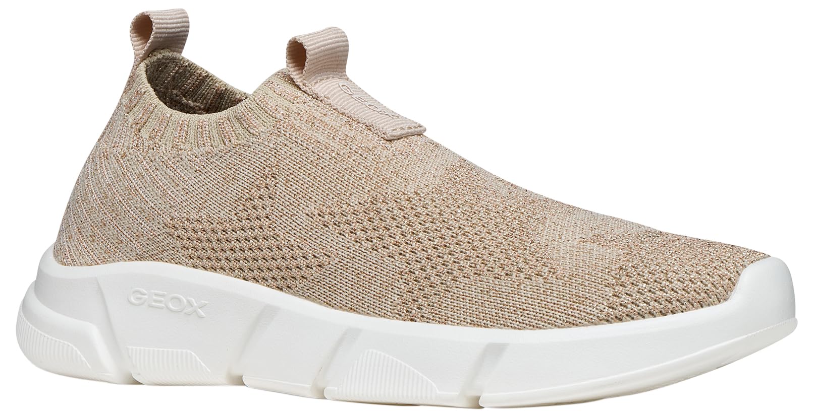 Geox J Aril Girl E Trainers, LT Beige, 29 EU