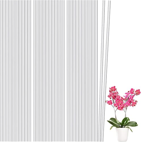 Miniatura 4 de 50 varillas de acrílico para plantas, estacas flexibles y duraderas para mejorar el crecimiento, estirables, soporte estable para plantas de jardín,