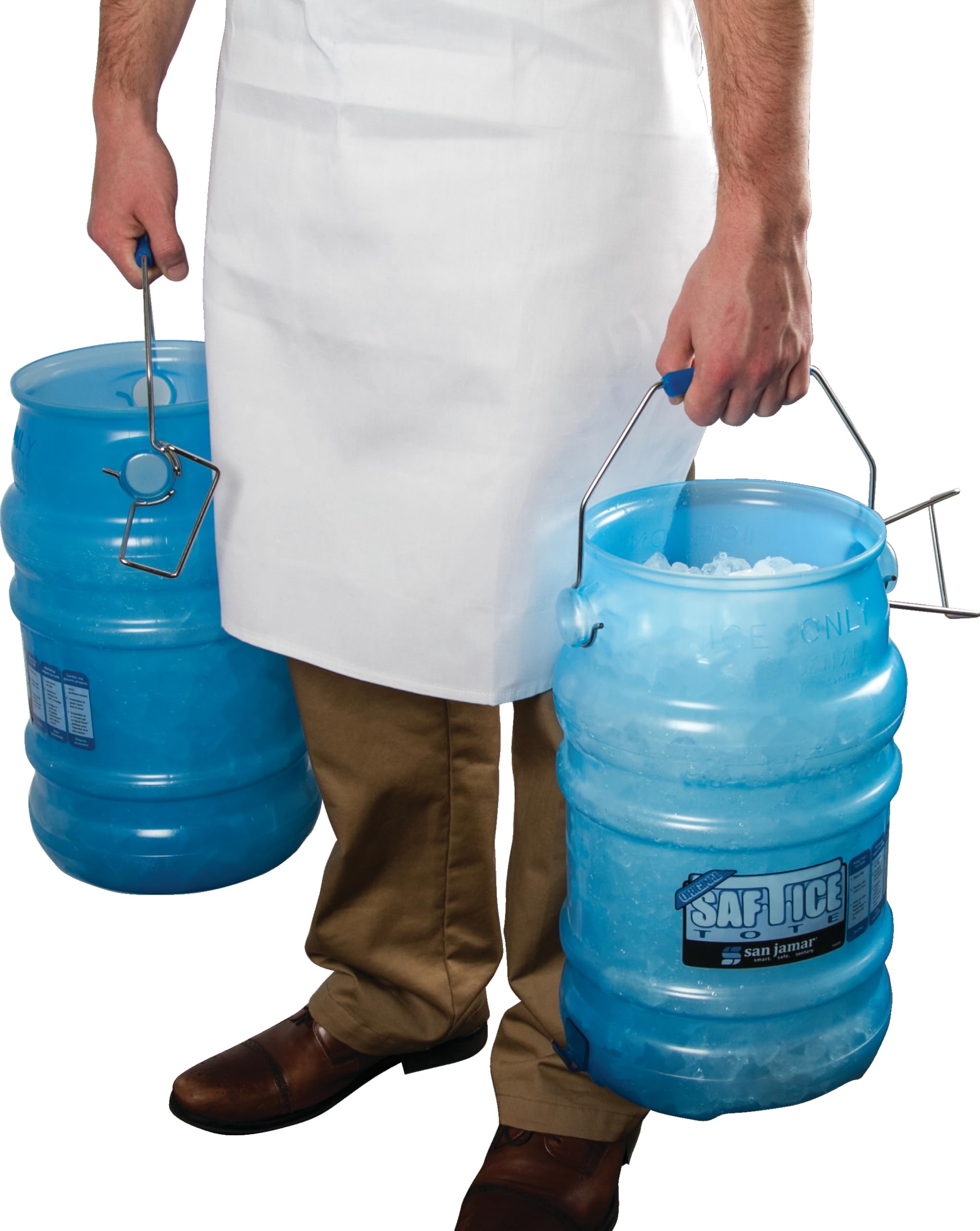 San Jamar Saf-T-Ice Sac à Glace avec Crochet pour Machine à Glace pour Barres
