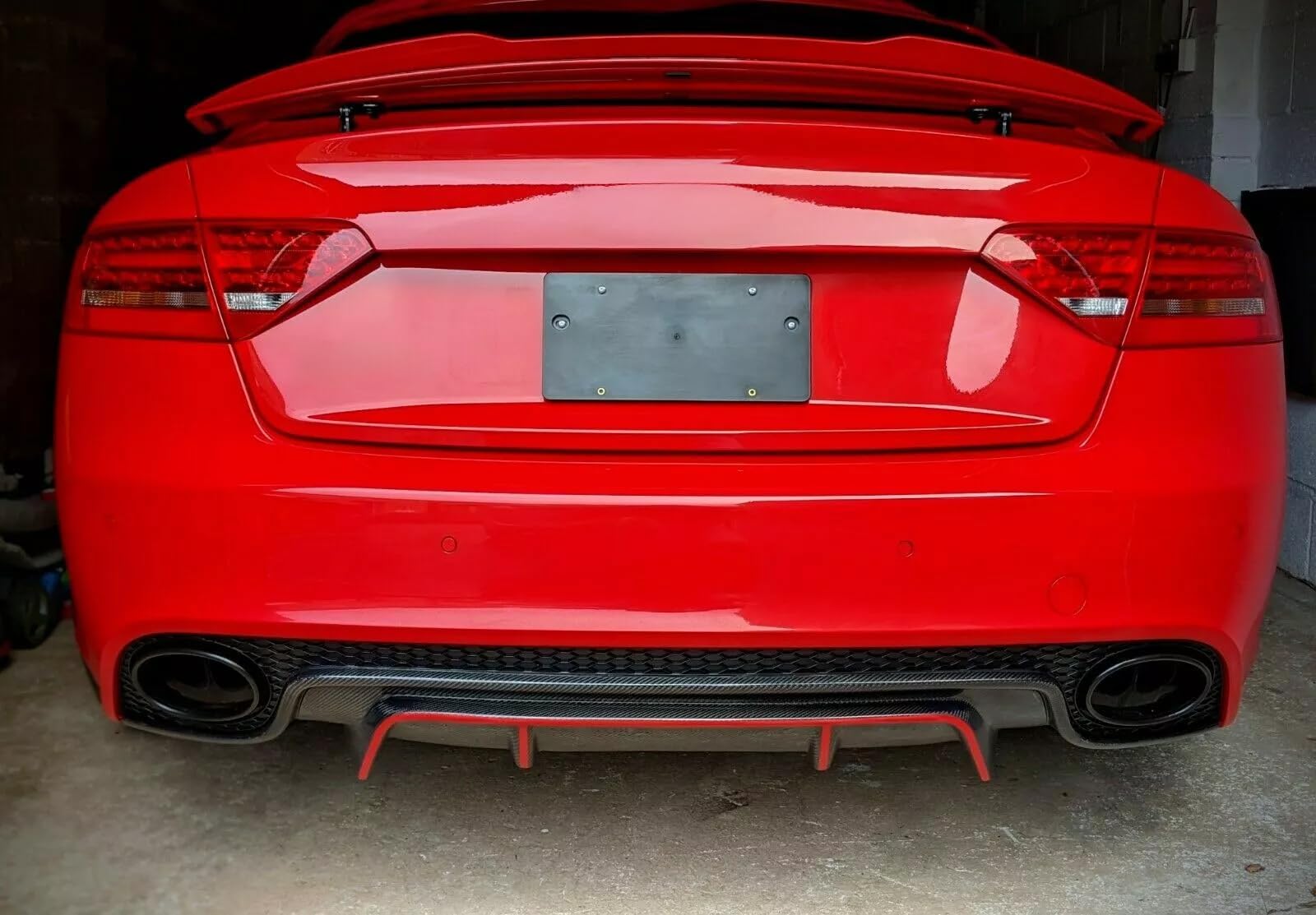 Amazon.co.jp: リアバンパーナンバープレートブラケット Audi A5 A5