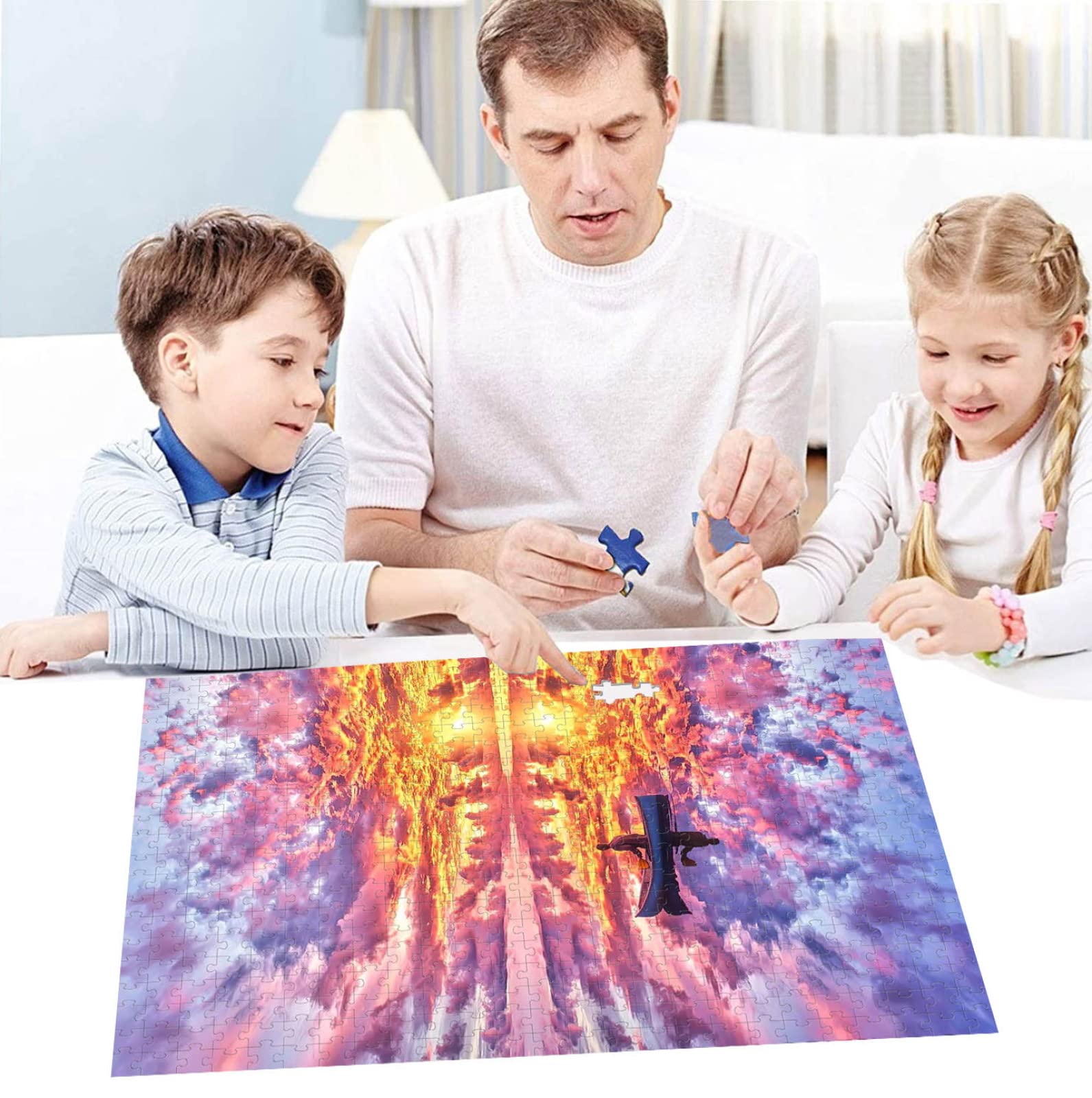 Puzzle in legno per adulti da 3000 pezzi Tramonto mare Barca a vela Regalo Tempo libero Intrattenimento Decorazione per feste