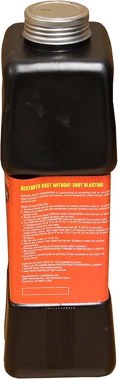 Fertan Rust Converter 1L - Rust Protection for Automotive Marine Household - 1kg