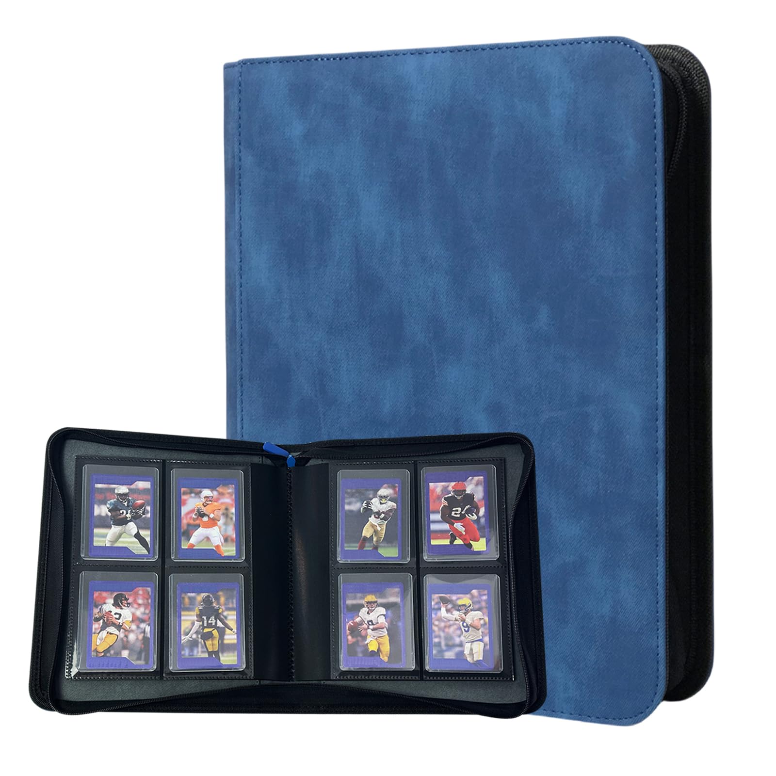 GYSLEOT Top Loader Binder 4 Pocket Double Sided - Holds 112 Cards in 3