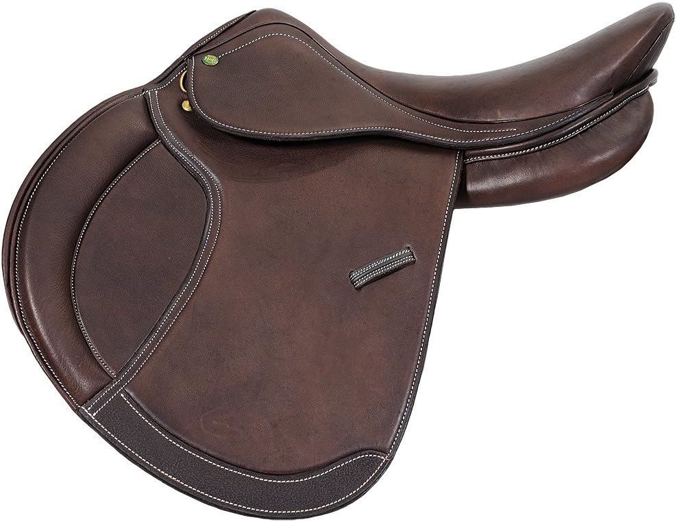 Henri de Rivel Pro Concept Close Contact Saddle – Covered Leather Jumping Saddle for Equestrian Riders
