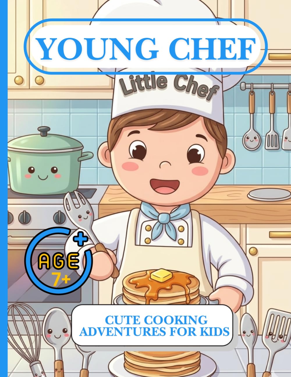 Young Chef coloring pages for kids and teens: Relaxing coloring book