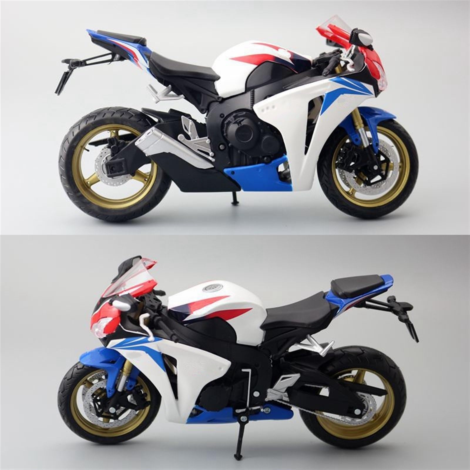 Modello di Collezione per Honda CBR 1000RRR Fire Blade Modello di Moto Regalo Compleanno per Giocattoli Collezione Auto 1/12(Red Foam Box)