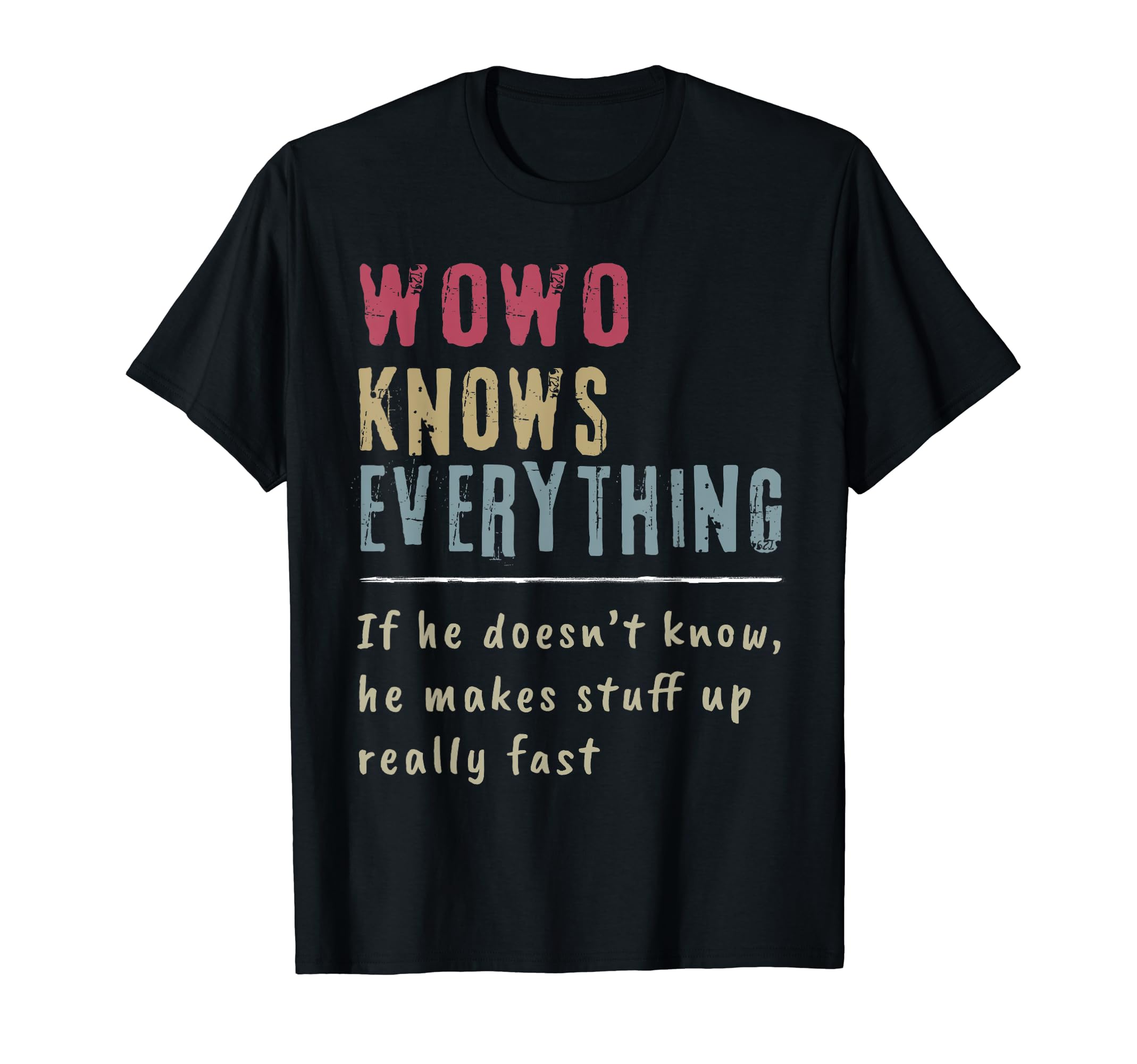 Wowo Know Everything - Grandpa Gift T-Shirt