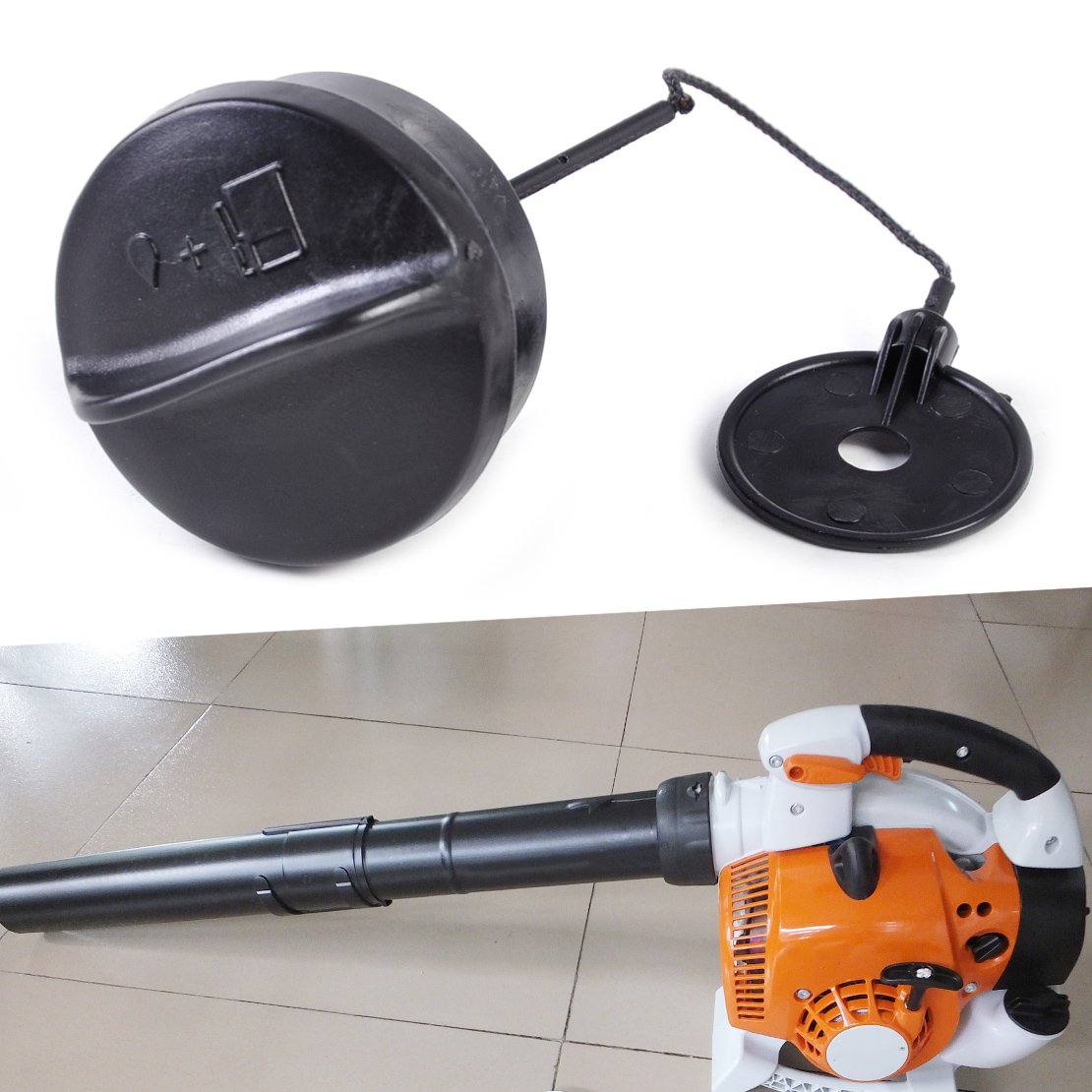 Fuel Gas Oil Cap Replace Fit for Stihl FS38 FS45 FS46 FS48 FS55 FS56 FS62 FS66 FS108