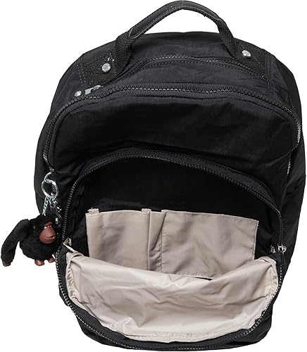 Miniatura 3 de Kipling Seoul Go - Laptop acolchada, correas ajustables para mochila, cierre de cremallera (talla única, tono negro), Negro Tonal, Mochila