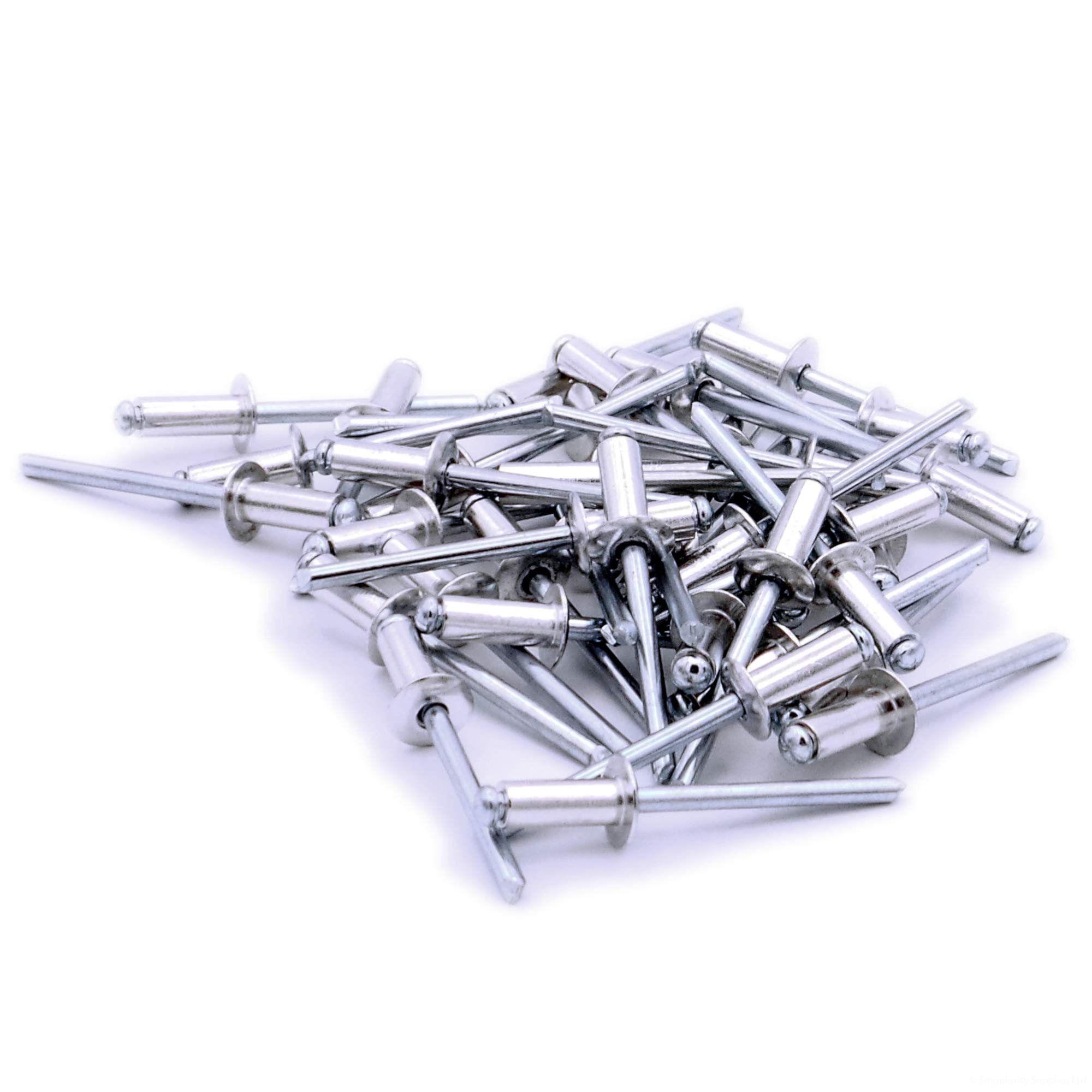 Singularity Supplies Silver M3 (3Mm X 8Mm) Dome Blind Rivet - Aluminium (Pack Of 40)