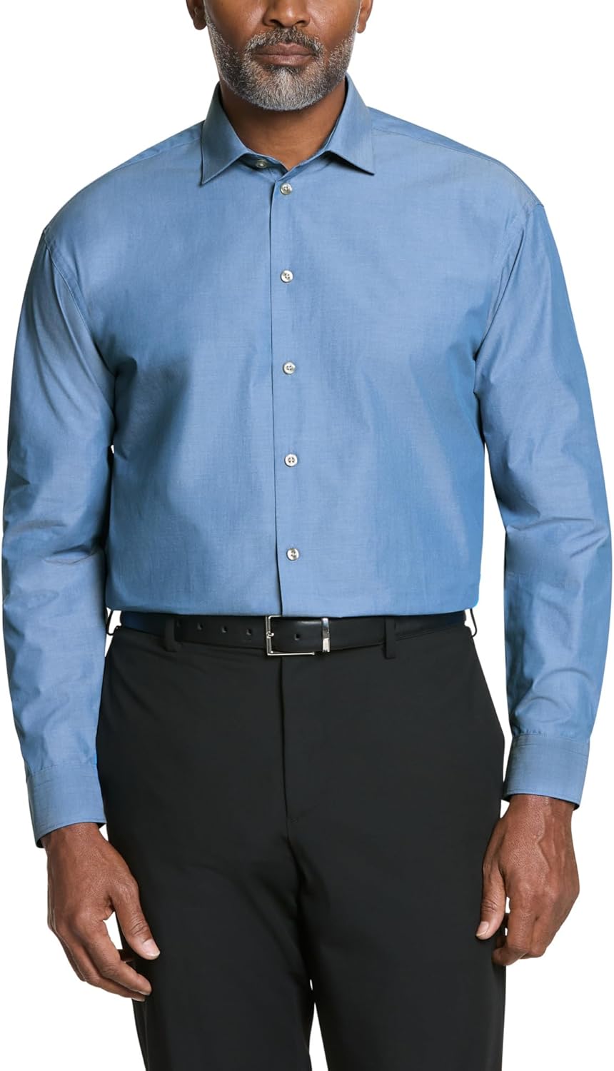 Kenneth Cole Mens Dress Shirt Regular Fit Solid