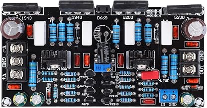 Hyuduo Carte Amplificateur de Puissance 200 W, PCB, Son Haute fidélité, Puissance Non Déformée 300 W, Idéale pour les Applications audio.