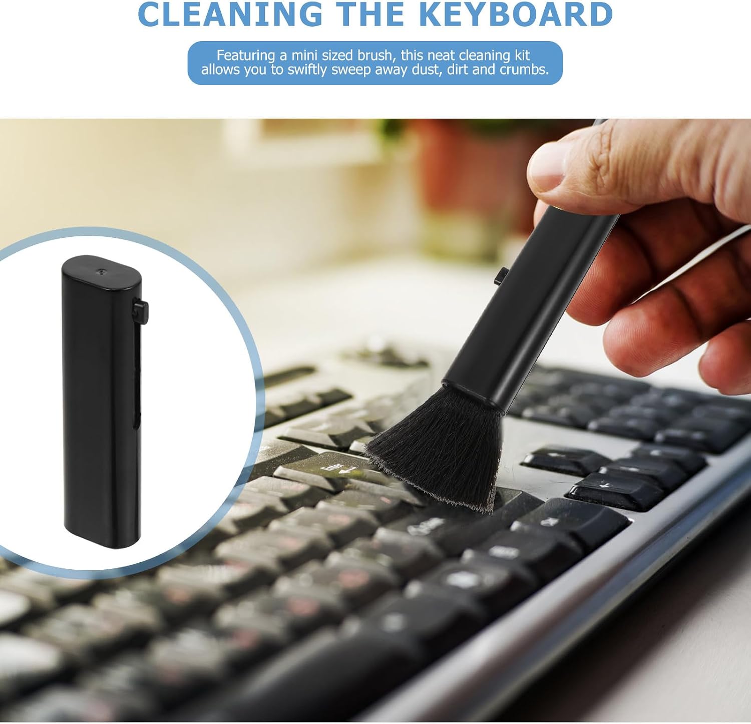 6pcs Keyboard Cleaning Brush Set Dust for Desktop and Laptop