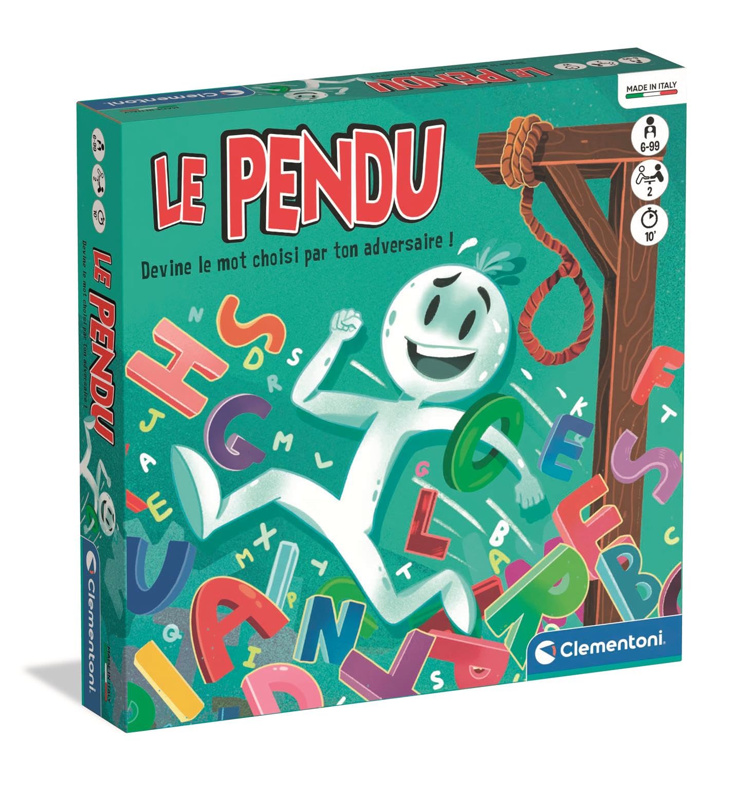 Le Pendu Jeu de Société Éducatif Orthographe et Vocabulaire Dès 6 Ans | Devine les mots lettre après lettre en grande famille ou entre amis proches | enrichit le langage en s'amusant Le Pendu Jeu de Société Éducatif Orthographe et Vocabulaire Dès 6 Ans | Devine les mots lettre après lettre en grande famille ou entre amis proches | enrichit le langage en s'amusant