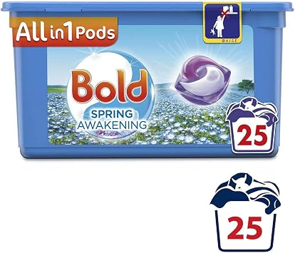 Bold All-in-1 Pods Washing Liquid Capsules Spring Awakening 25 Washes