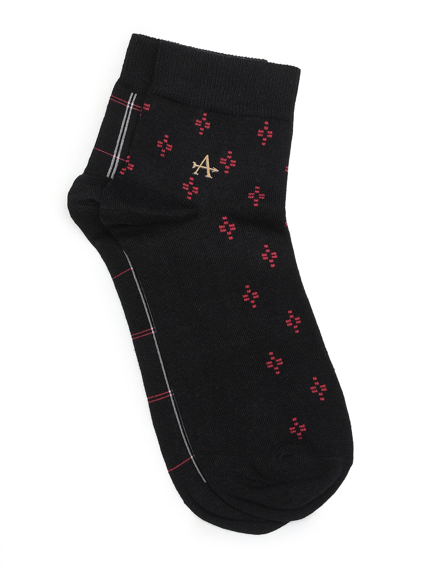 Men's Printed Ankle Length Socks - Pack Of 2-image-47