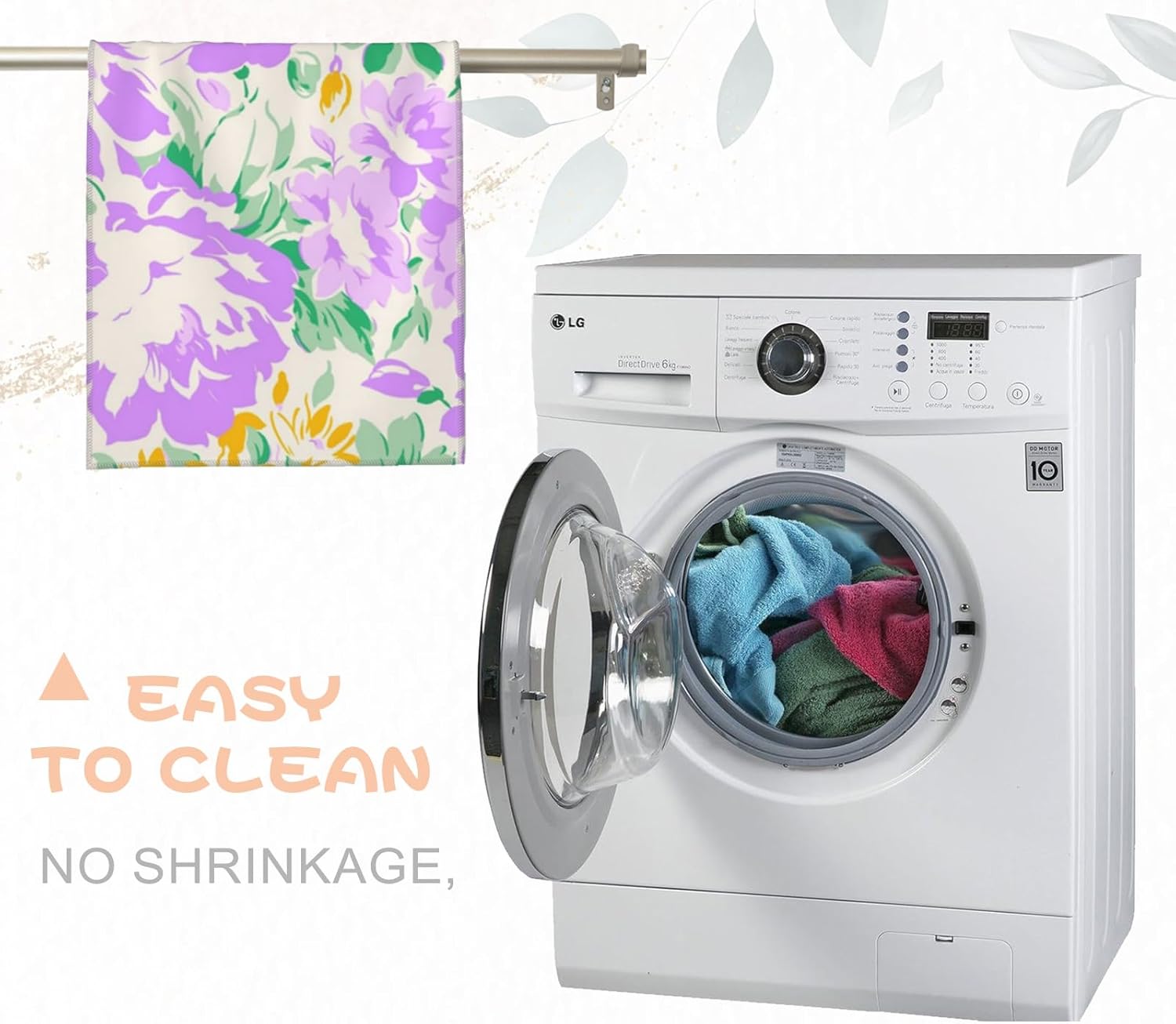 Dreamy Fox Hand Towels Set 2PCS, 14.5x28 Inch, Whimsical Night Sky with Moon and Star Design, Fantasy Animal Polyester Towel for Adults, Bathroom, Kitchen, Spa, Hotel Decorative Gifts - Image 5