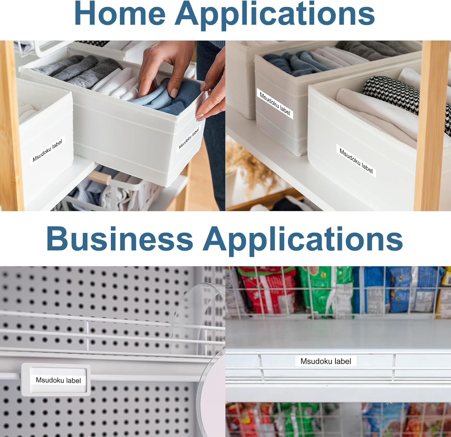 Clear Label Maker Tape Compatible for Dymo Label Maker Refills Clear Transparent 16952 S0721530 Letra Tag Refills 12mm x 4m for Letra Tag LT-100H LT-100T Plus LT-110T QX50 2000 XR, 9 Pack - Image 6