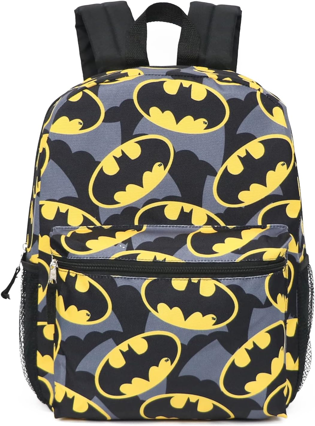 DC Comics Batman All Over Print Logo Full Size 16" Backpack