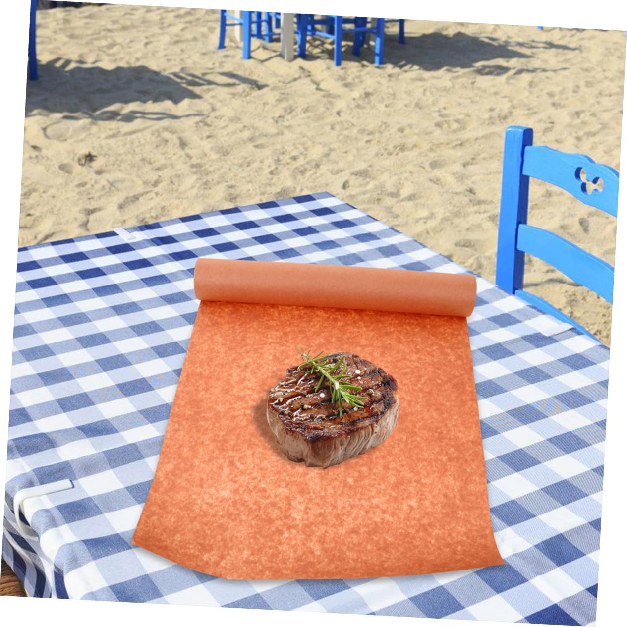 Natural Kraft Butcher Paper Roll, Grease Proof Non Stick Baking Paper