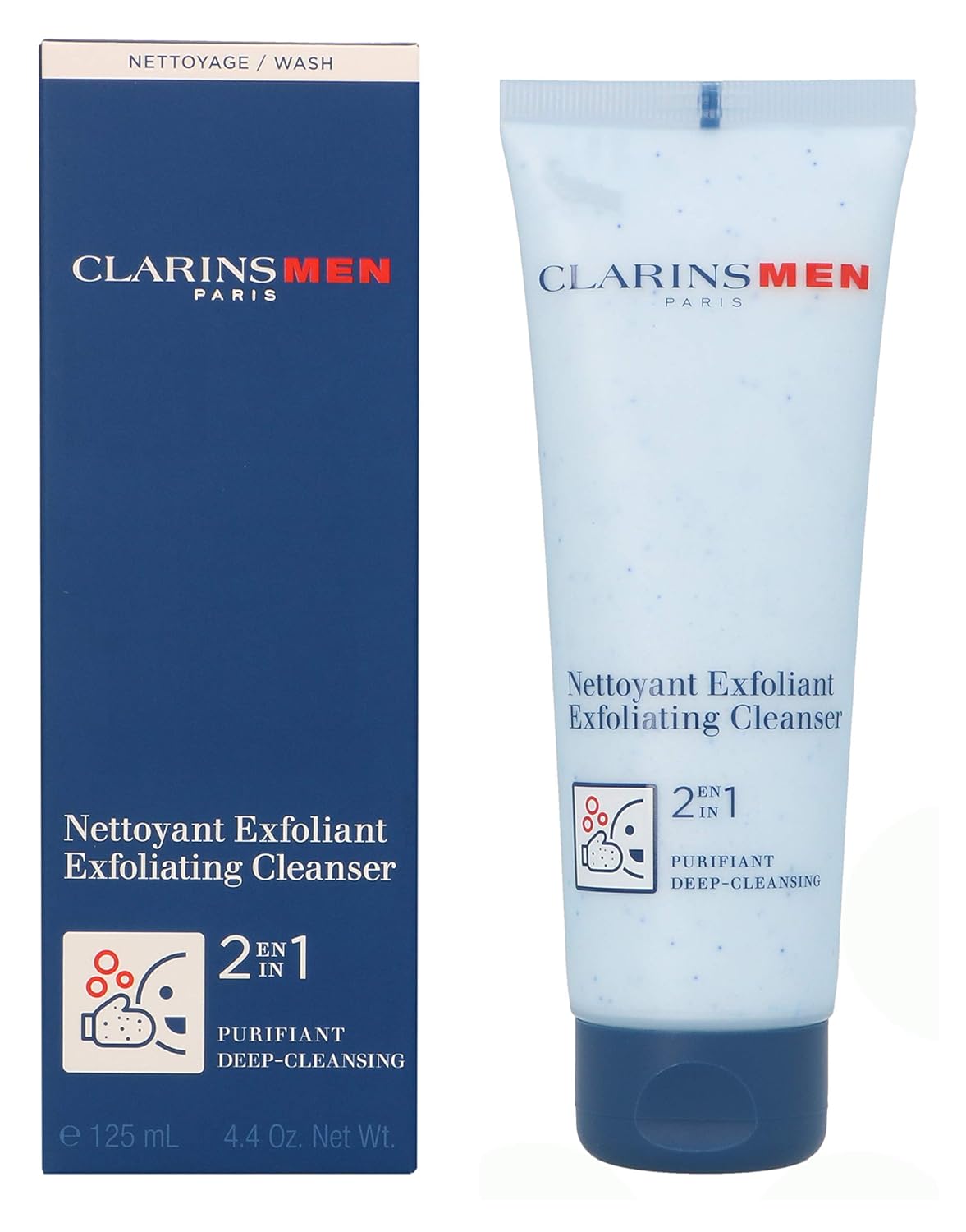 Clarins Men Exfoliating Cleanser 125ml/4.4oz Amazon.in Beauty