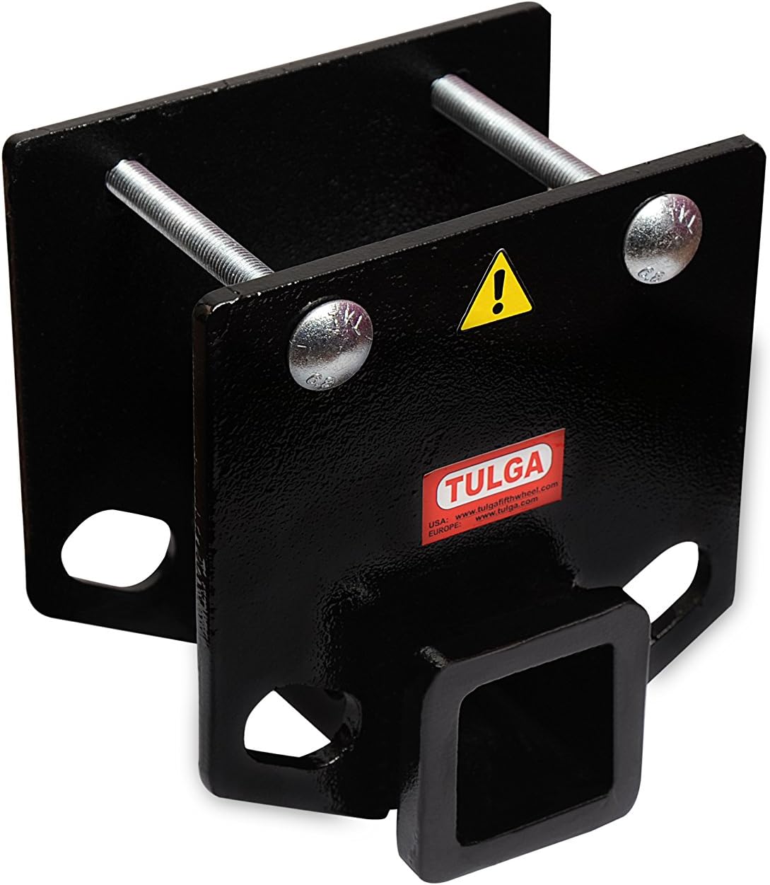 RV Bumper Hitch Receiver 2 Inch for 4 inch Bumper Beams Hitch Mount Trailer Towing Adapter for Cargo Carrier Bike Racks Towing