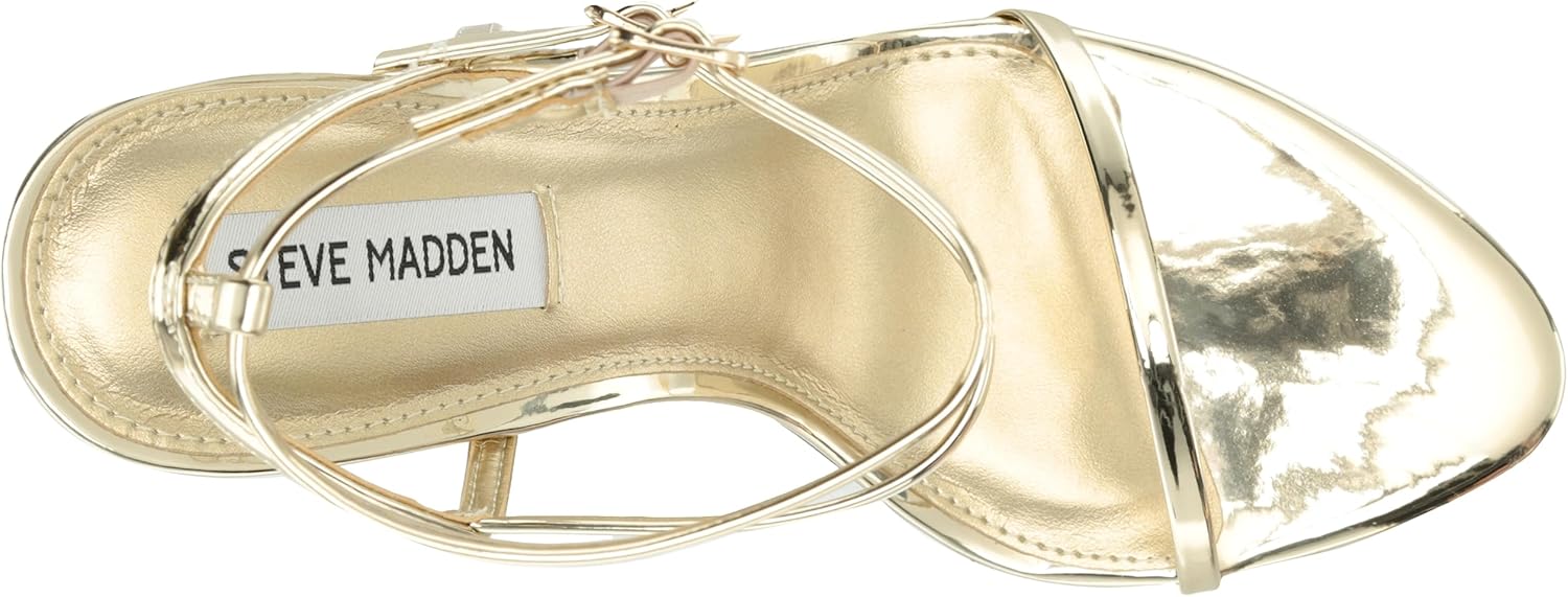 Steve Madden レディース Theresa ヒールサンダル, シャンパン(Chartreuse), 10