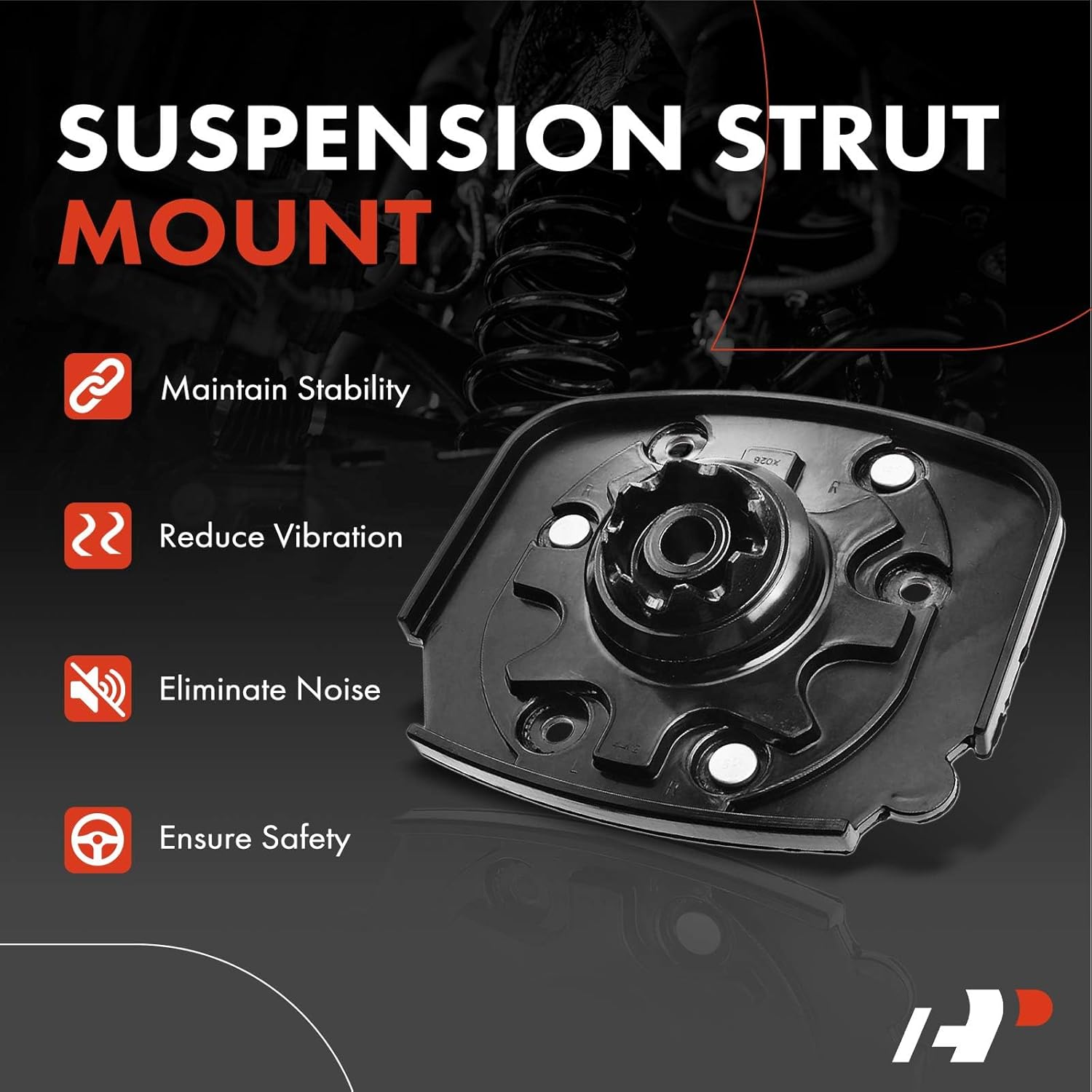A-Premium Rear Right Suspension Strut Mount Compatible with Chevrolet Impala 2000-2013 Impala Limited 2014-2016 & Buick LaCrosse 2005-2009 Century 1997-2005 Allure & Pontiac Grand Prix & Oldsmobile