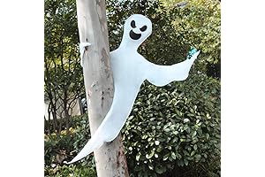 JOYIN 53" Halloween Bendable Tree Wrap Ghost Decoration