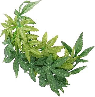 iplusmile Plantas de Répteis Pendurando Trepadeiras Falsas Escalando a Decoração de Plantas de Terrário para Dragões Barbudos Lagartos Lagartixas Cobra Animais de Estimação Eremita