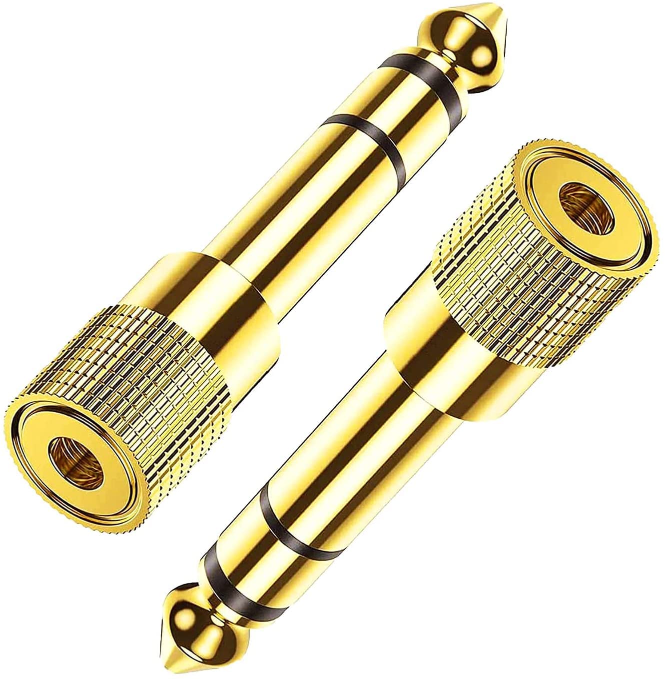 Buy Headphone Adapter jack 6.35mm (1/4 inch) to 3.5mm (1/8 inch)2 Pack