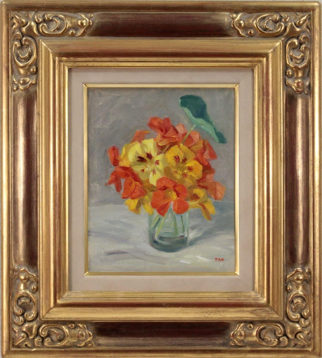 長原 担『金連花』油彩画【真作保証】 絵画 Amazon.co.jp: 長原 担『金連花』油彩画真作保証 絵画 - 北海道