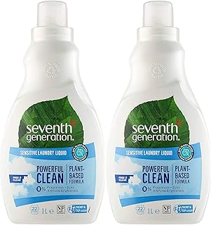 Sponsored Ad - Seventh Generation Free and Clear Laundry Liquid Detergent, 33.8 Oz (Pack of 2)
