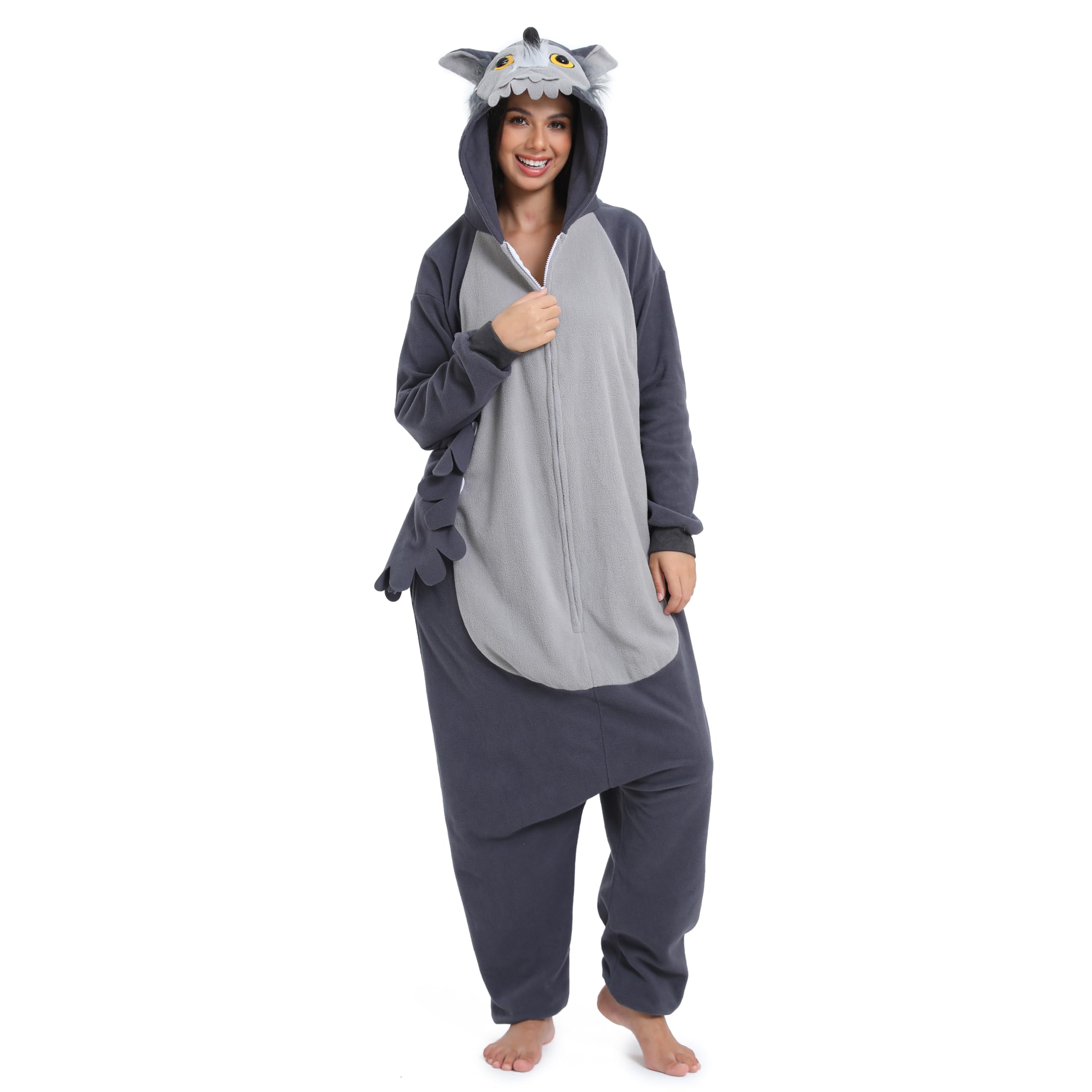 LBJR Pigiama Animali Adulti Cosplay Costume Pigiamone Intero Onesie