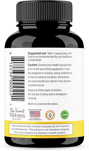 Miniatura 3 de Sandhu's Complejo de curcumina C3 con BioPerine 60 cápsulas | Sin OMG | Alta absorción de raíz de cúrcuma